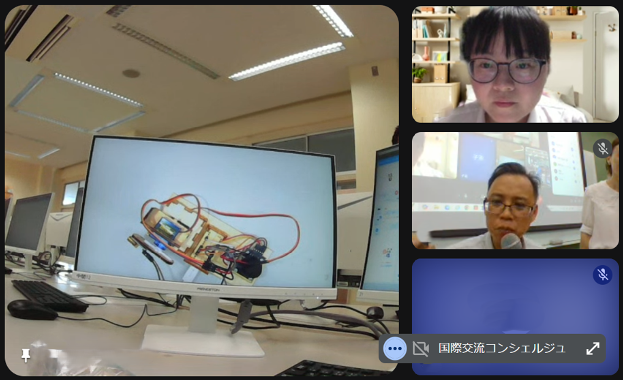 Tokyo Metropolitan Tama Technical High School Online cultural exchange with Taiwanese friends