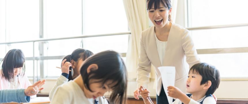 産休・育業代替教員等確保支援のイメージ